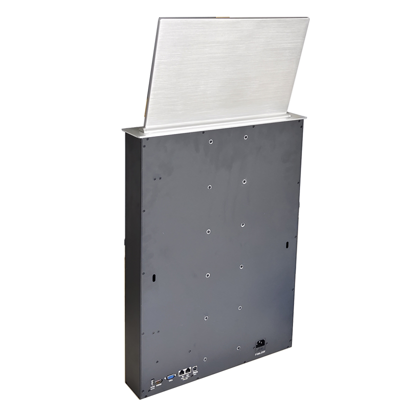 Выдвижной моторизованный подъемный стол с ЖК-монитором для безбумажной конференц-системы